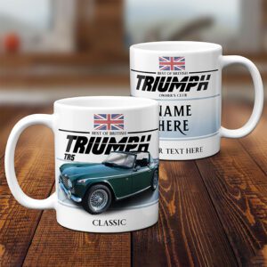 Personalised Triumph TR5 Classic Car Mug CM55