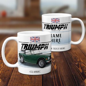 Personalised Triumph TR6 Classic Car Mug CM56
