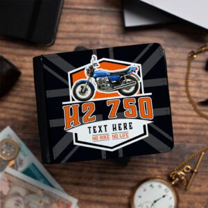 Personalised Kawasaki H2 750 Motorcycle Wallet MBW20