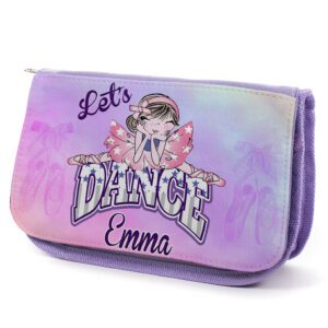 Ballerina Dance Kids Purple Pencil Case