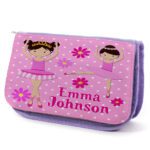 Ballerina Dance Kids Purple Pencil Case