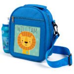 Personalised Kids Boys Lunch Bag Cute Lion