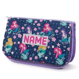 Mermaid Kids Purple Pencil Case