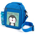 Personalised Kids Boys Lunch Bag Cute Penguin