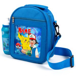 Personalised Kids Boys Lunch Bag Pokemon