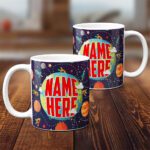 Planets Space Ship Solar System Mug