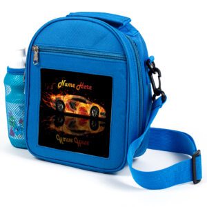 Personalised Kids Boys Lunch Bag Race Car