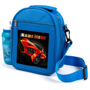 Personalised Kids Boys Lunch Bag Race Car