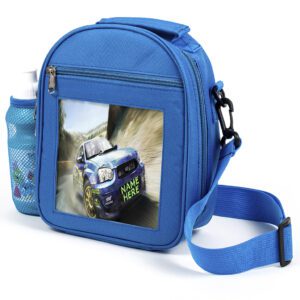 Personalised Kids Boys Lunch Bag Rally Race Car