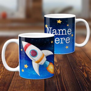 Rocket Ship Space Mug