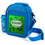 Personalised Kids Boys Lunch Bag Rugby Ball