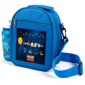 Personalised Kids Boys Lunch Bag Solar System Planet