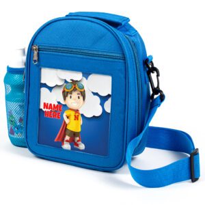 Personalised Kids Boys Lunch Bag Superhero