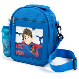 Personalised Kids Boys Lunch Bag Superhero