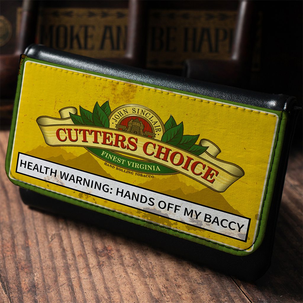 Personalised Vintage Cutters Choice Tobacco Pouch TB03