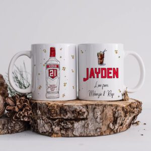Personalised Vodka Birthday Mug Gift