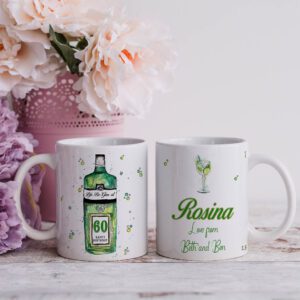 Personalised Gordons Gin Birthday Mug Gift
