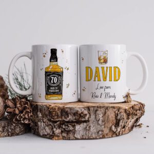 Personalised Whiskey Jack Daniels Birthday Mug Gift