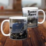 Personalised Bittern Steam Train Railway Mug