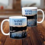 Personalised Carp Fishing Rods Mug
