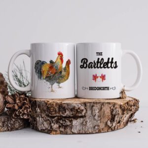 Personalised Chickens Family Mug