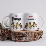 Personalised Ducklings Family Mug