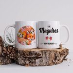 Personalised Fox Family Mug
