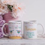 Personalised Llama Wedding Mug Couple Gift