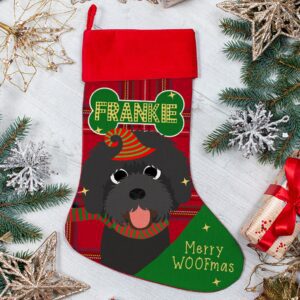 Personalised Cockapoo Labradoodle Dog Christmas Treat Stocking for Pets