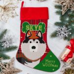 Personalised Husky Dog Christmas Treat Stocking for Pets