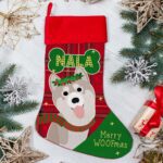 Personalised Husky Dog Christmas Treat Stocking for Pets