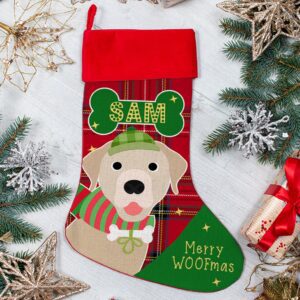 Personalised Labrador Dog Christmas Treat Stocking for Pets