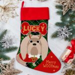 Personalised Lhasa Apso Dog Christmas Treat Stocking for Pets
