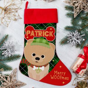 Personalised Pomeranian Dog Christmas Treat Stocking for Pets