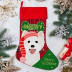 Personalised Highland Terrier Dog Christmas Treat Stocking for Pets