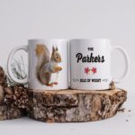 Personalised Squirrel Family Mug