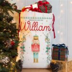 Personalised Nutcracker Festive Christmas Sack