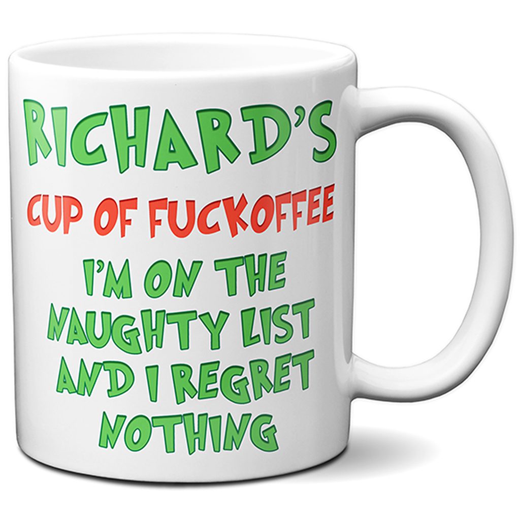 Personalised Grinch Funny Christmas Mug Festive Gift