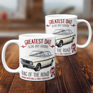 Personalised Ford Cortina MK2 Lotus Classic Car Dad Mug CLD11