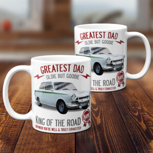 Personalised Ford Cortina MK1 Lotus Classic Car Dad Mug CLD09