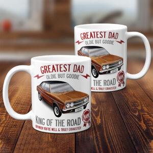 Personalised Ford Cortina MK3 2000 GXL Classic Car Dad Mug CLD12