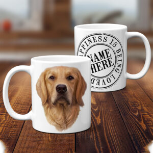 Personalised Golden Retriever Dog Mug KDM22