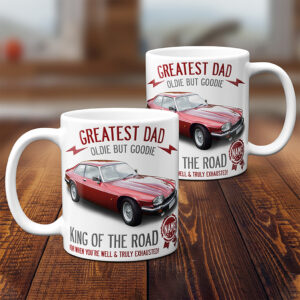 Personalised Jaguar XJS Coupe Classic Car Dad Mug CLD23