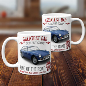 Personalised MGB GT Classic Car Dad Mug CLD30