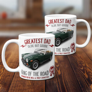 Personalised MGB Midget Classic Car Dad Mug CLD31