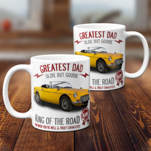 Personalised MGB Roadster Classic Car Dad Mug CLD33