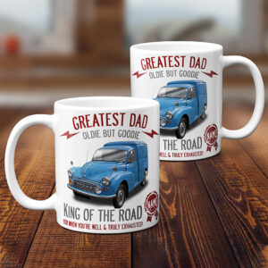 Personalised Morris 1000 Van Classic Car Dad Mug CLD36