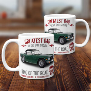 Personalised Triumph TR6 Classic Car Dad Mug CLD55