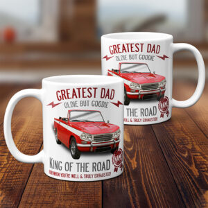 Personalised Triumph Vitesse Classic Car Dad Mug CLD56