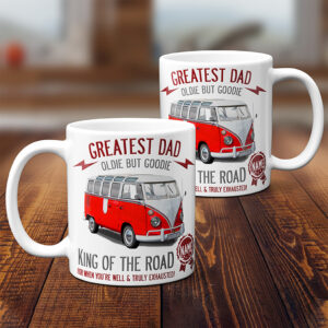 Personalised Volkswagen Camper Classic Car Dad Mug CLD61